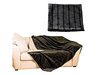 Wilson Gabor Elegante Webpelz-Decke "Nerz" 200 x 150 cm, braun; Ärmel-Decken, Wohndecken Ärmel-Decken, Wohndecken Ärmel-Decken, Wohndecken 