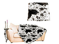 Wilson Gabor Flauschige Kunstpelz-Decke "Kuhfell" 200 x 150 cm; Ärmel-Decken, Wohndecken Ärmel-Decken, Wohndecken 