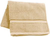 Wilson Gabor Premium Duschtuch aus Baumwoll-Frottee, 140 x 70, beige; Wohndecken Wohndecken 