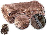 Wilson Gabor Hochwertige Pelzimitat-Decke in Zobelfell-Optik, 200 x 150 cm; Duschtücher Baumwolle-Frottee Duschtücher Baumwolle-Frottee 