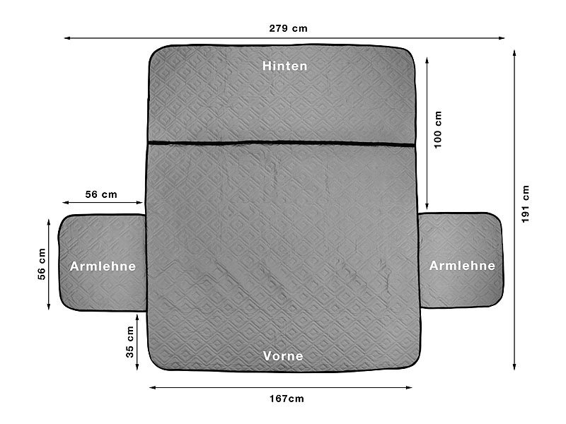 ; 2in1-Mikrofaser-Decken mit kühlender und wärmender Seite 2in1-Mikrofaser-Decken mit kühlender und wärmender Seite 